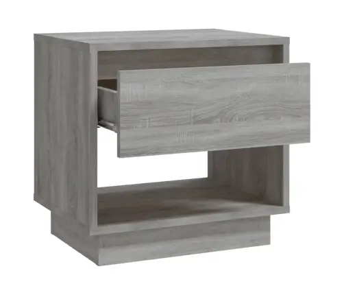 Naktsskapīši, 2 Gab., Pelēcīgi, 45X34X44 Cm, Inženierijas Koks Vidaxl