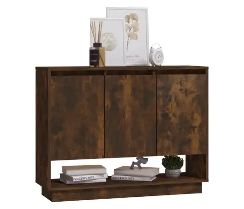 Kumode, Ozolkoka Krāsa, 97X31X75 Cm, Inženierijas Koks Vidaxl