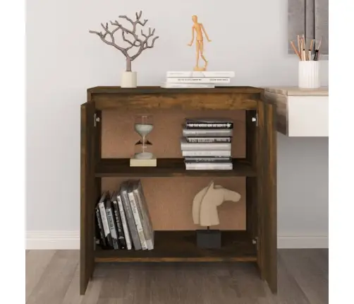 Šoninė Spintelė, Dūminio Ąžuolo, 70X41X75cm Apdirbta Mediena