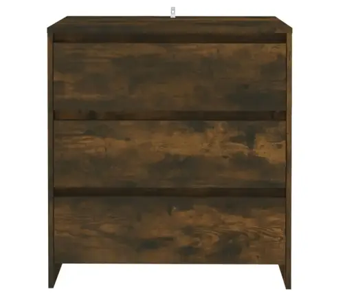 Šoninė Spintelė, Dūminio Ąžuolo, 70X41X75cm Apdirbta Mediena