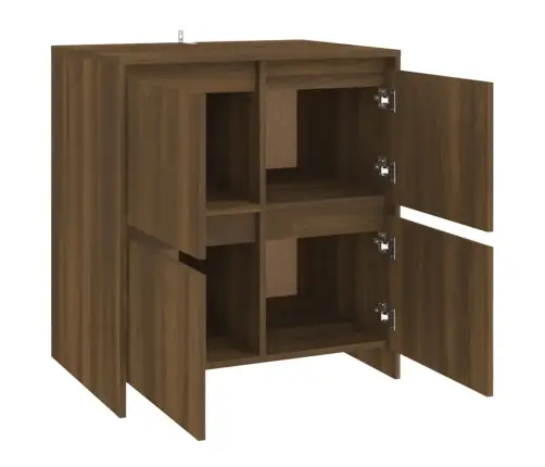 Šoninė Spintelė, Ruda Ąžuolo, 70X41X75cm Apdirbta Mediena