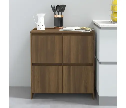 Šoninė Spintelė, Ruda Ąžuolo, 70X41X75cm Apdirbta Mediena