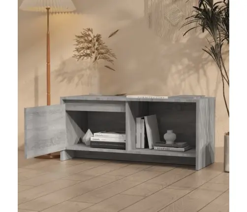 Tv Skapītis, Pelēcīga Ozola Krāsa, 90X35X40Cm Inženierijas Koks Vidaxl