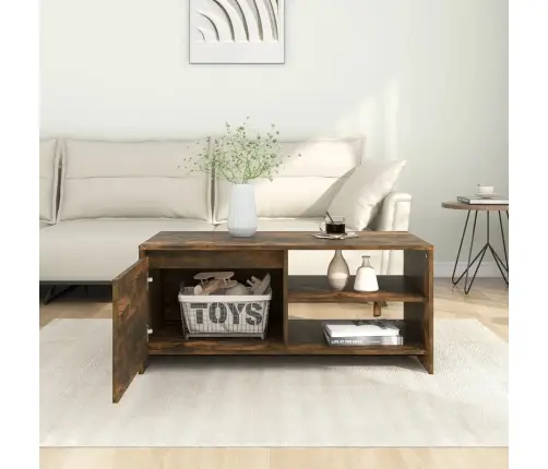 Kafijas Galdiņš, Ozola Krāsa, 102X50X45 Cm, Inženierijas Koks Vidaxl