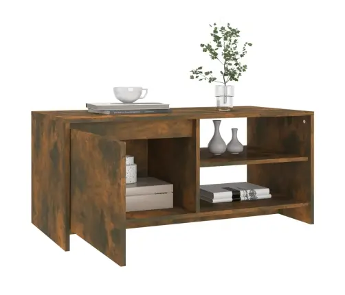 Kafijas Galdiņš, Ozola Krāsa, 102X50X45 Cm, Inženierijas Koks Vidaxl