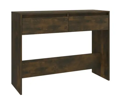 Konsoollaud, Suitsutatud Tamm, 100X35X76,5 cm Tehispuit