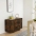 Kumode Ar 3 Atvilktnēm, Ozolkoka, 120X41X75Cm Inženierijas Koks Vidaxl