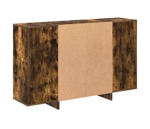 Šoninė Spintelė, Dūminio Ąžuolo, 120X30X75cm Apdirbta Mediena