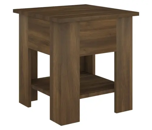 Kafijas Galdiņš, Ozolkoka Krāsa, 40X40X42 Cm, Inženierijas Koks Vidaxl