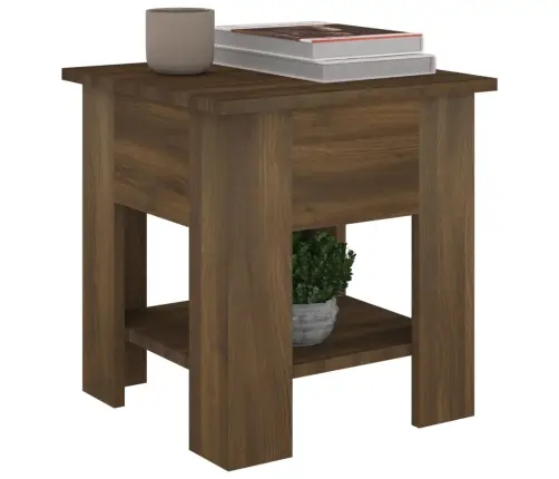 Kafijas Galdiņš, Ozolkoka Krāsa, 40X40X42 Cm, Inženierijas Koks Vidaxl