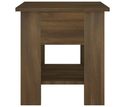 Kafijas Galdiņš, Ozolkoka Krāsa, 40X40X42 Cm, Inženierijas Koks Vidaxl