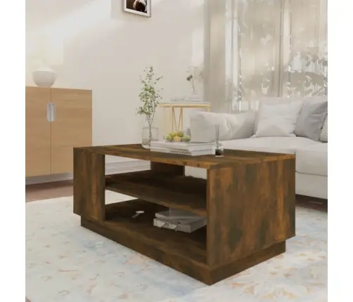 Kavos Staliukas, Dūminio Ąžuolo, 102X55X43cm Apdirbta Mediena