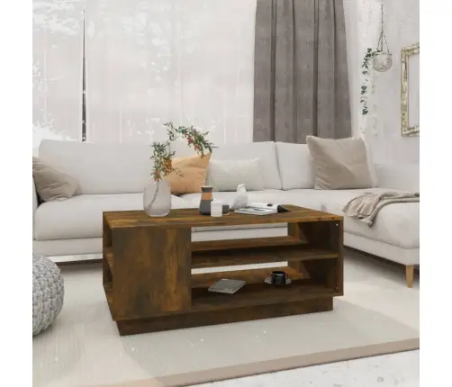 Kavos Staliukas, Dūminio Ąžuolo, 102X55X43cm Apdirbta Mediena