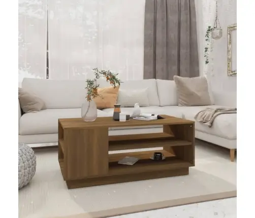Kohvilaud, Pruun Tamm, 102X55X43 cm Tehispuit