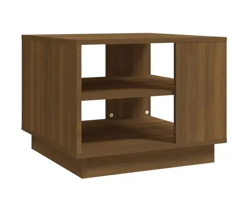 Kafijas Galdiņš, Ozola Krāsa, 55X55X43 Cm, Inženierijas Koks Vidaxl