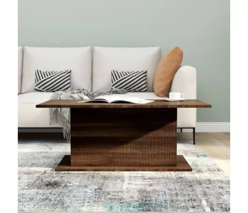 Kohvilaud, Pruun Tamm, 102X55,5X40 cm Tehispuit