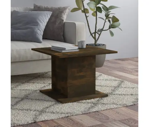 Kafijas Galdiņš, Ozola Krāsa, 55,5X55,5X40Cm, Inženierijas Koks Vidaxl