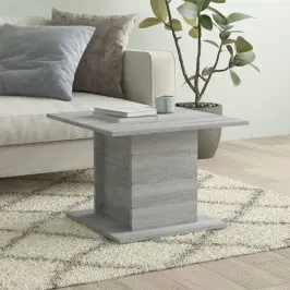 Kafijas Galdiņš, Pelēka Ozola, 55,5X55,5X40Cm Inženierijas Koks Vidaxl