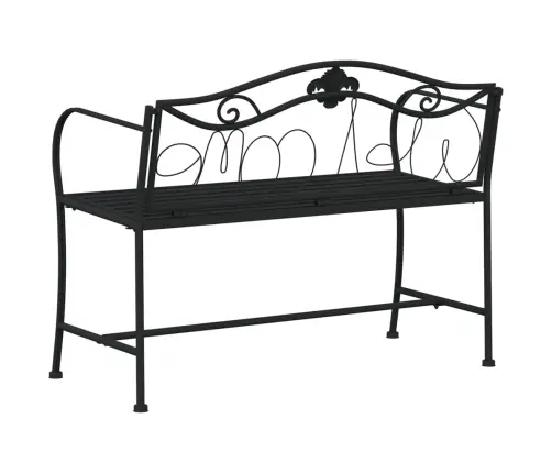 Divvietīgs Dārza Sols, 104 Cm, Melns, Tērauds Vidaxl