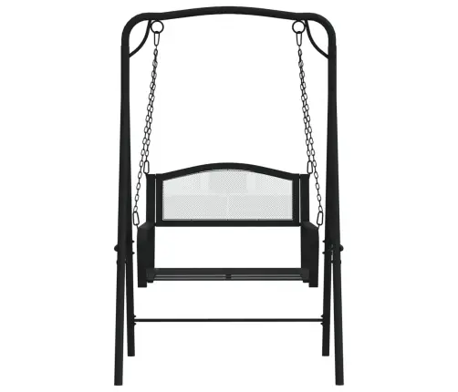 Šūpuļsols, 124 Cm, Melns Tērauds Vidaxl