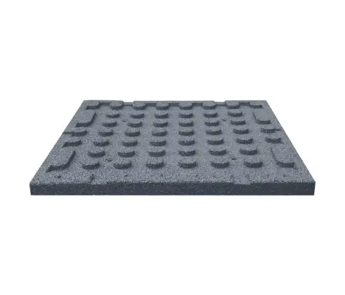 Drošības Flīzes, 18 Gab., 50X50X3 Cm, Gumija, Pelēkas Vidaxl