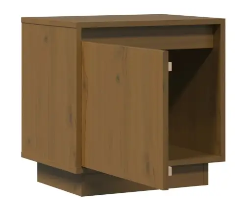 Naktsgaldiņi, 2 Gab, Medus Brūni, 40X30X40 Cm, Priedes Koks Vidaxl