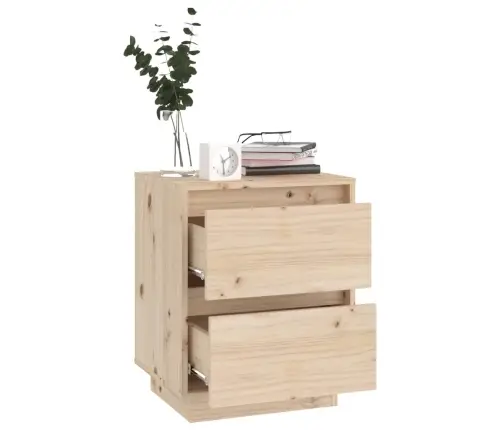 Naktsskapītis, 40X35X50 Cm, Priedes Masīvkoks Vidaxl