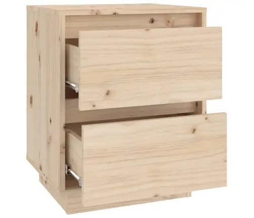 Naktsskapītis, 40X35X50 Cm, Priedes Masīvkoks Vidaxl