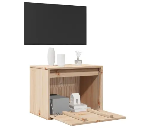 Sieninė Spintelė, 45X30X35cm Pušies Medienos Masyvas