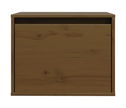 Sieninė Spintelė, Medaus Ruda, 45X30X35cm Pušies Masyvas