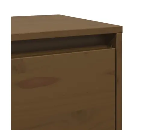 Sieninė Spintelė, Medaus Ruda, 45X30X35cm Pušies Masyvas