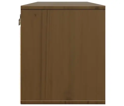 Sieninės Spintelės, 2Vnt., Medaus Rudos, 45X30X35cm Pušis Sieninės Spintelės, 2Vnt., Medaus Rudos, 45X30X35cm Pušis