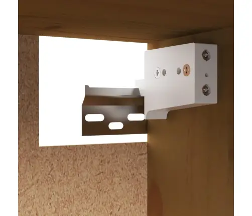 Sienas Skapīši, 2 Gab., Brūni, 60X30X35 Cm, Priedes Masīvkoks Vidaxl