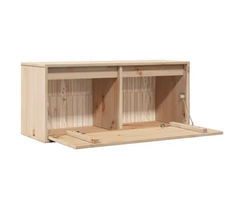 Sieninė Spintelė, 80X30X35cm Pušies Medienos Masyvas