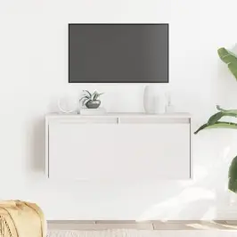 Sienas Skapītis, Balts, 80X30X35 Cm, Priedes Masīvkoks Vidaxl