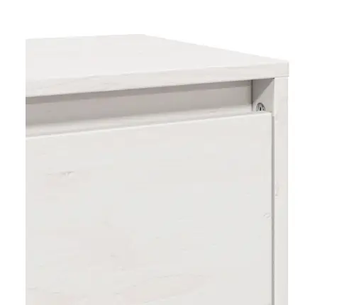 Sienas Skapīši, 2 Gab., Balti, 80X30X35 Cm, Priedes Masīvkoks Vidaxl