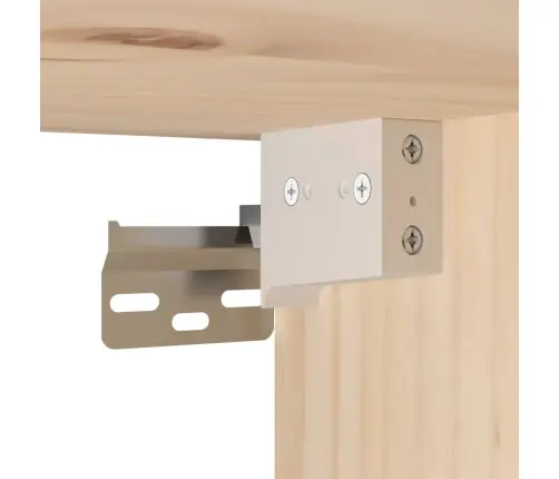 Sienas Skapītis, 100X30X35 Cm, Priedes Masīvkoks Vidaxl