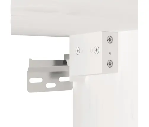 Sienas Skapītis, Balts, 100X30X35 Cm, Priedes Masīvkoks Vidaxl