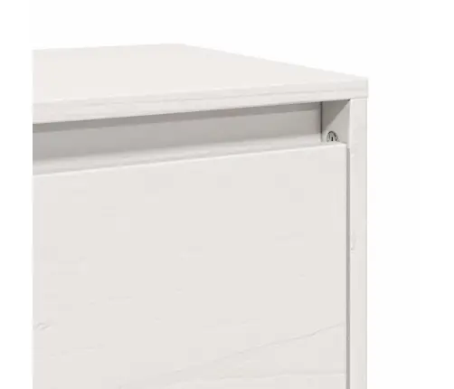 Seinakapid, 2 Tk, Valge, 100X30X35 cm Männipuit