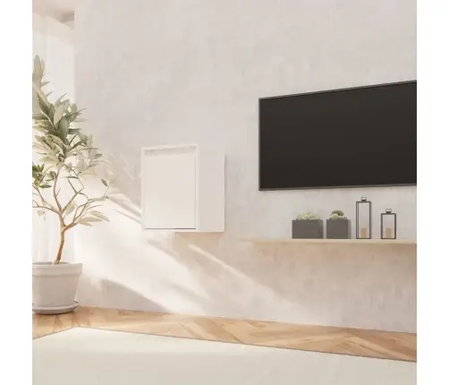 Sieninė Spintelė, Balta, 30X30X40cm Pušies Masyvas