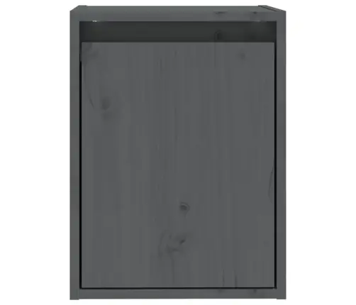 Sieninės Spintelės, 2Vnt., Pilkos, 30X30X40cm Pušies Masyvas