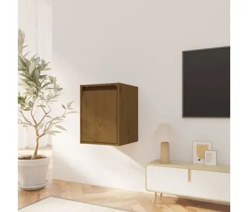 Sienas Skapīši, 2 Gab., Brūni, 30X30X40 Cm, Priedes Masīvkoks Vidaxl