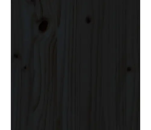 Sienas Skapīši, 2 Gab., Melni, 30X30X60 Cm, Priedes Masīvkoks Vidaxl