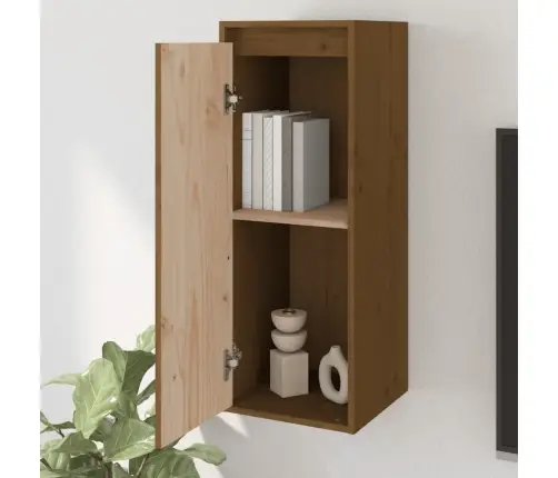 Sienas Skapīši, 2 Gab., Brūni, 30X30X80 Cm, Priedes Masīvkoks Vidaxl