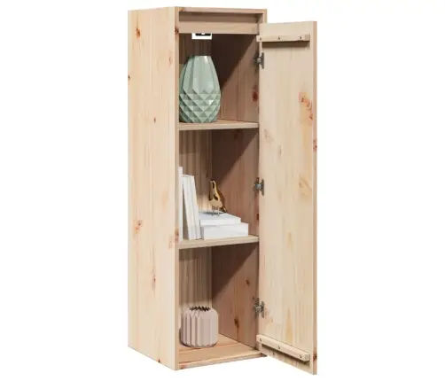 Sienas Skapītis, 30X30X100 Cm, Priedes Masīvkoks Vidaxl