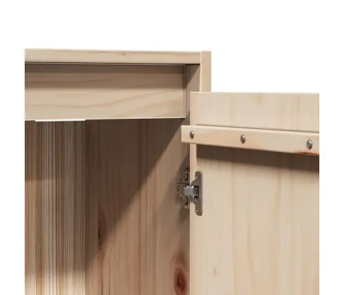 Sienas Skapītis, 30X30X100 Cm, Priedes Masīvkoks Vidaxl