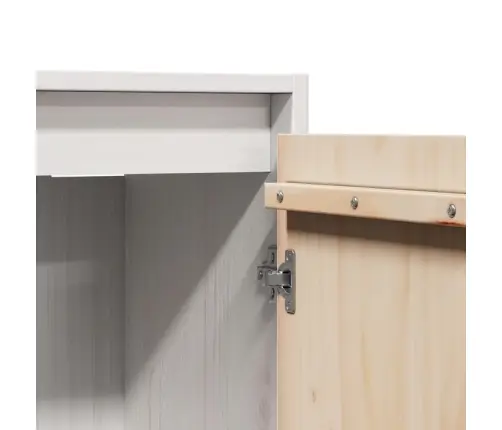 Seinakapp, Valge, 30 X 30 X 100 cm Täismännipuit