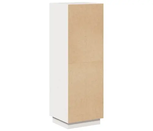 Augstais Skapītis, Balts, 37X34X110 Cm, Priedes Masīvkoks Vidaxl