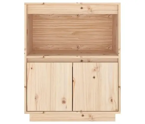 Šoninė Spintelė, 60X34X75cm Pušies Medienos Masyvas