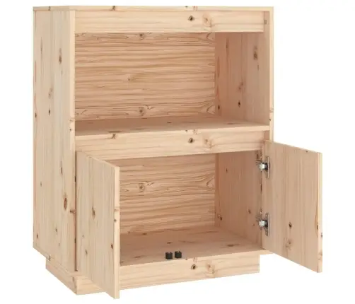 Šoninė Spintelė, 60X34X75cm Pušies Medienos Masyvas